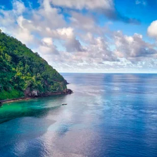 Banda Sea Liveaboard aerial view